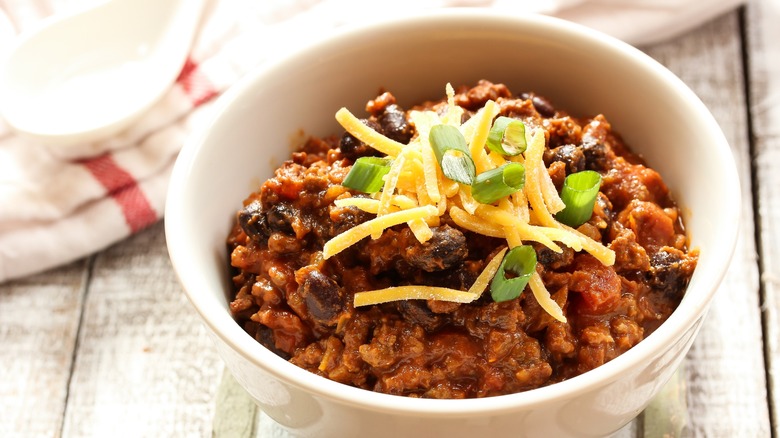 bowl of chili