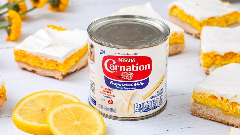 Carnation Evaporated Milk can