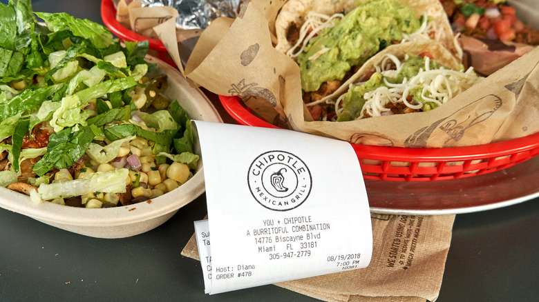 Chipotle meal