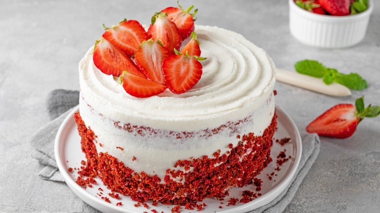 Strawberry cake