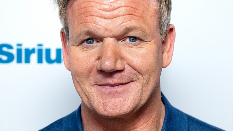 gordon ramsay slightly smiling