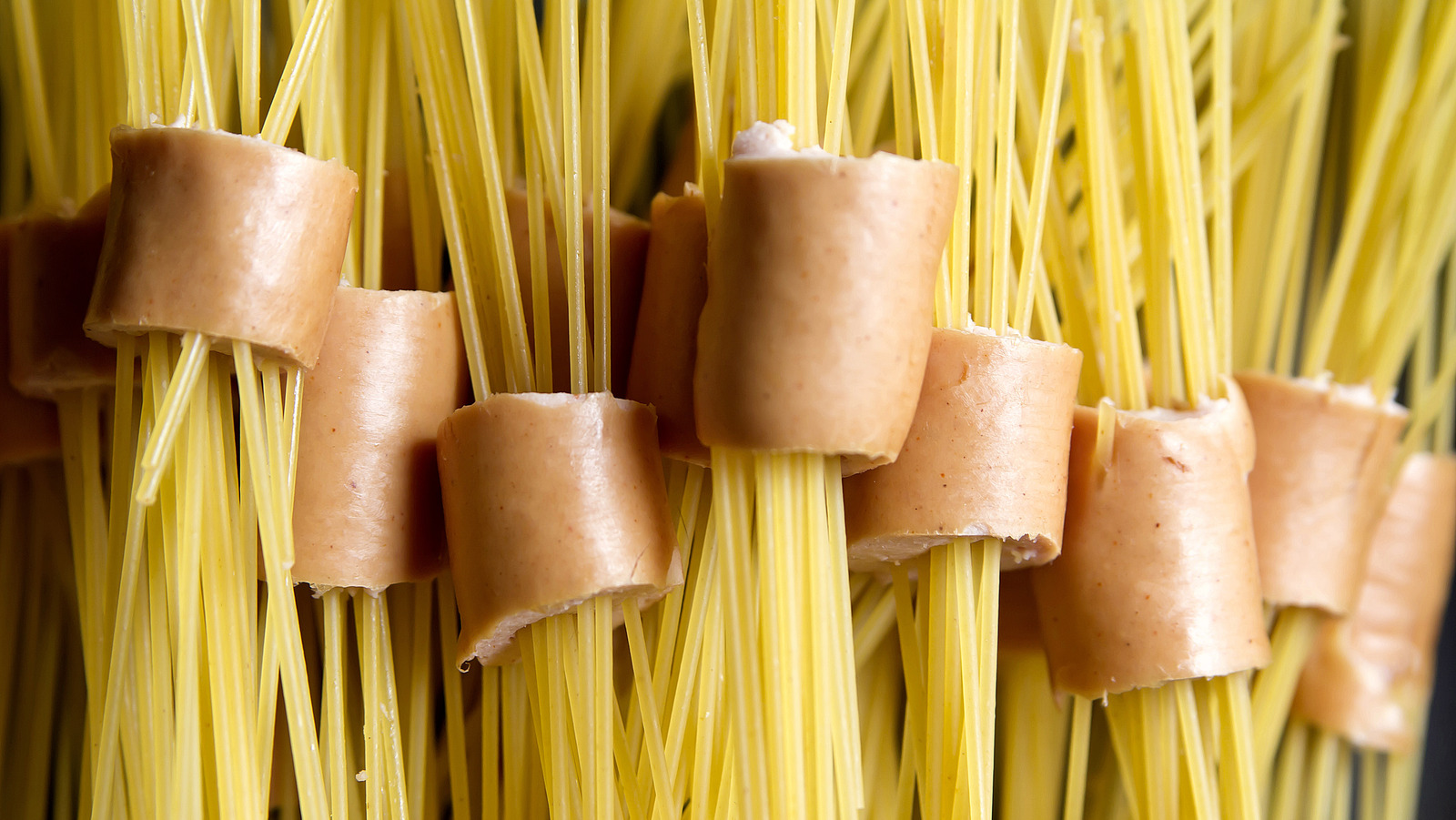 TikTok's Viral Spaghetti Hot Dog Looks Too Weird To Taste Good