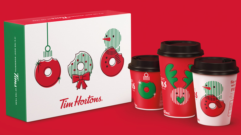 Tim Hortons holiday packaging