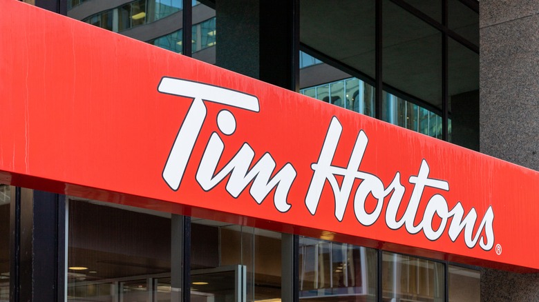 Tim Hortons sign