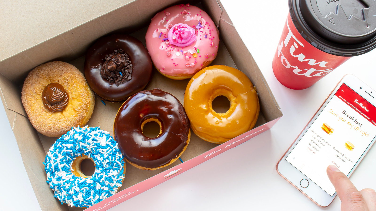 Tim Horton's HERSHEY'S Candy Coated Eggs Dream Donut