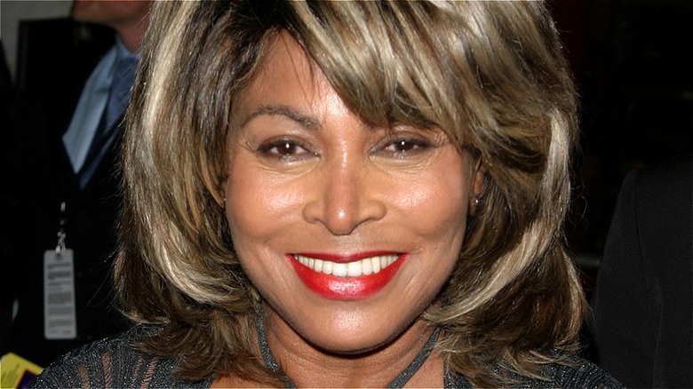 Tina Turner smiling