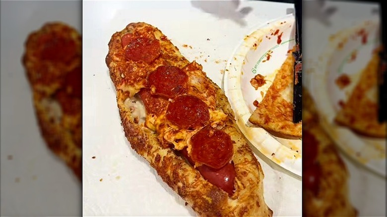 A Jochizza made with pepperoni pizza.