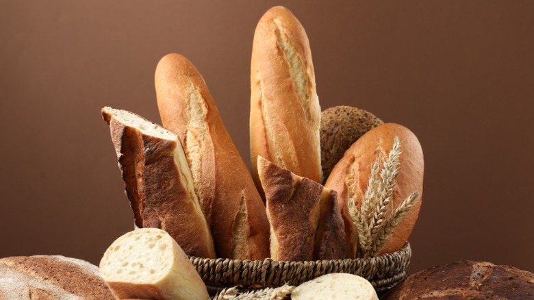 Various loaves of bread