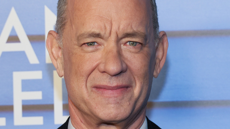 Close up of actor Tom Hanks