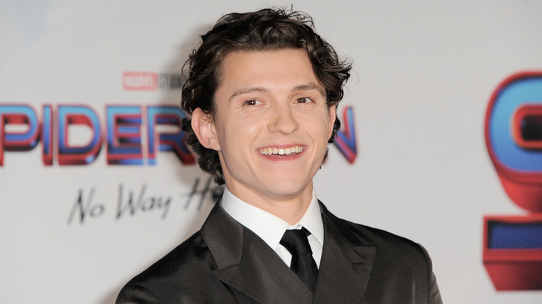 Tom Holland smiling