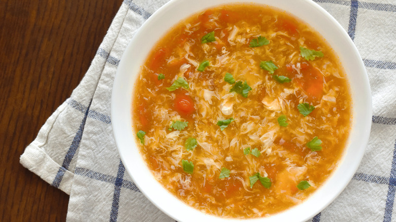 tomato egg drop soup