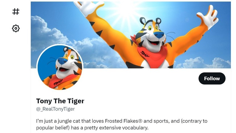 Tony the Tiger X page