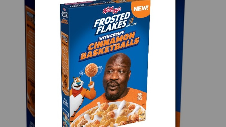 Kellogg's Frosted Flakes box with Shaquille O'Neal
