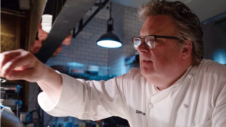 David Burke in the kitchen