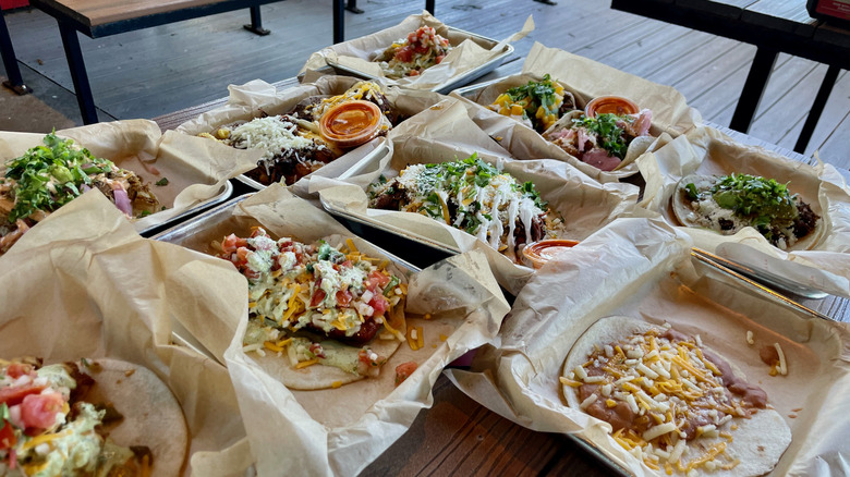 Many Torchy's tacos