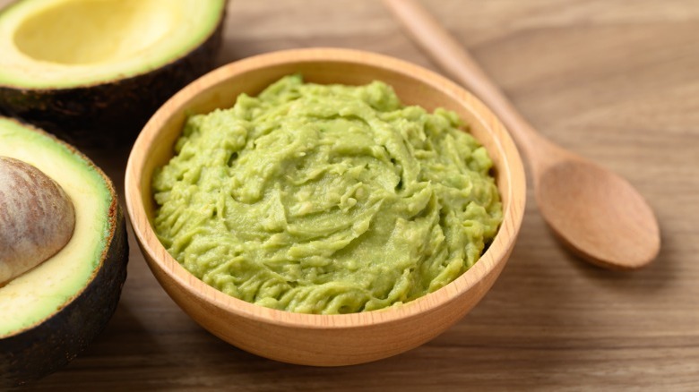 Bowl of guacamole