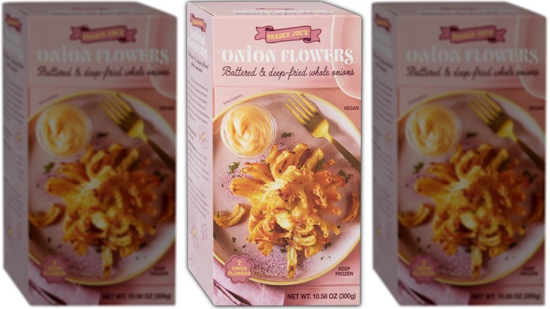 Package of battered and deep fried onions