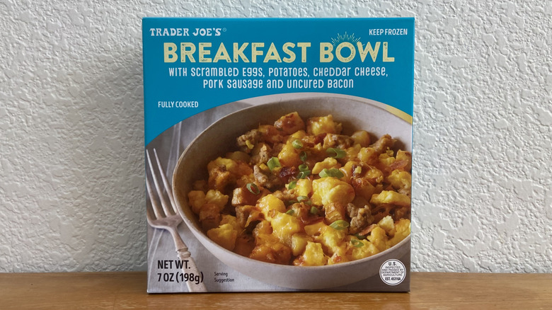 Trader Joe's Breakfast Bowl box on table