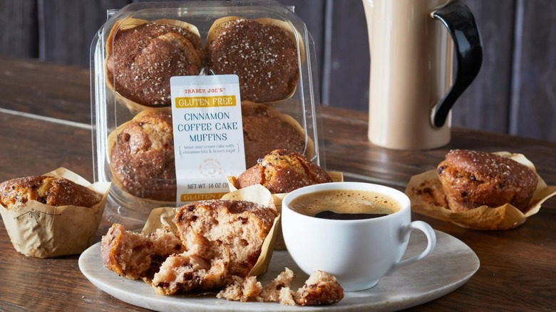 Trader Joe's cinnamon coffee cake muffins