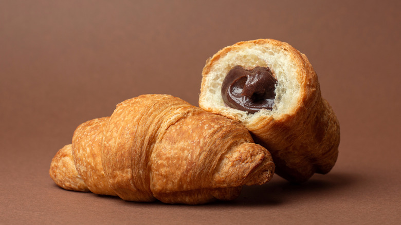 butter and chocolate croissants