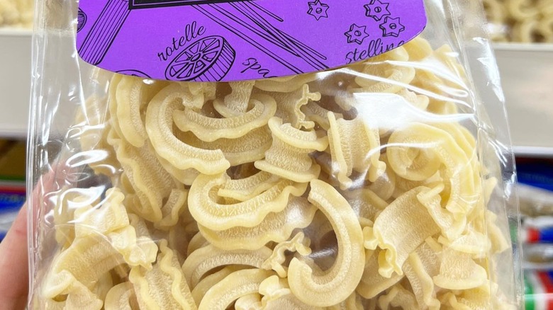 A package of Trader Joe's Cascatelli pasta