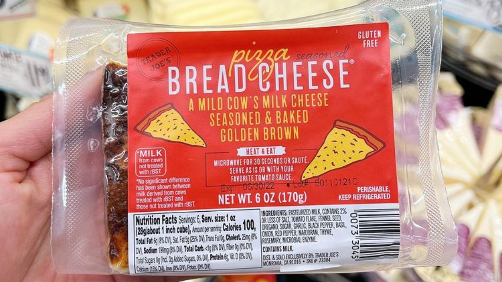 Trader Joe's Fans Are Struggling To Get Their Hands On This Pizza Bread Cheese
