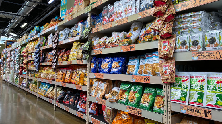 Trader Joe's chips aisle