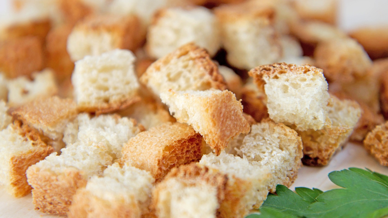 Trader Joe's Fans Can't Get Enough Of Its New Rosemary Croissant Croutons