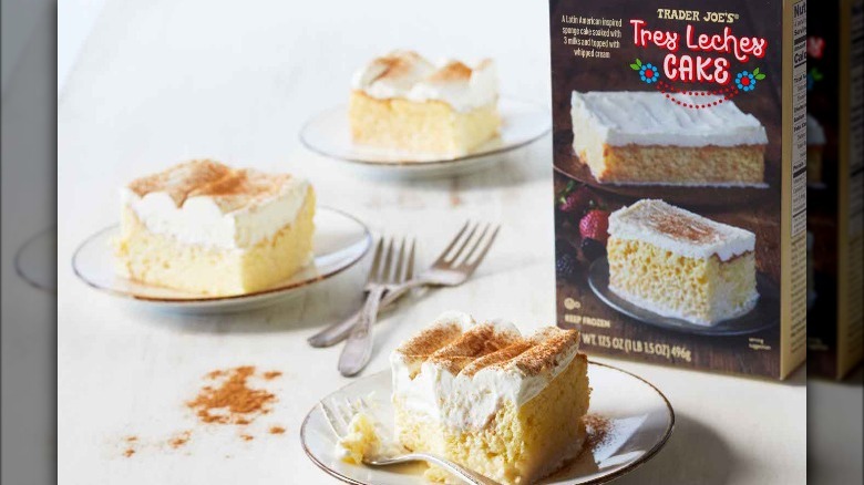 Box of Trader Joe's Tres Leches Cake