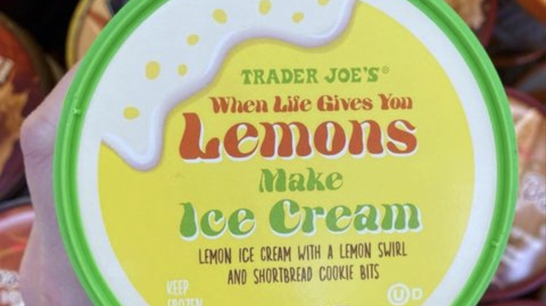 Trader Joe's lemon ice cream