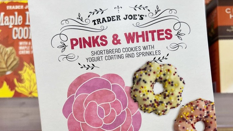 Trader Joe's Pinks & Whites shortbread yogurt cookies