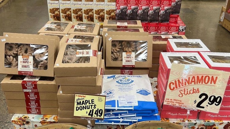 maple donuts at Trader Joe's