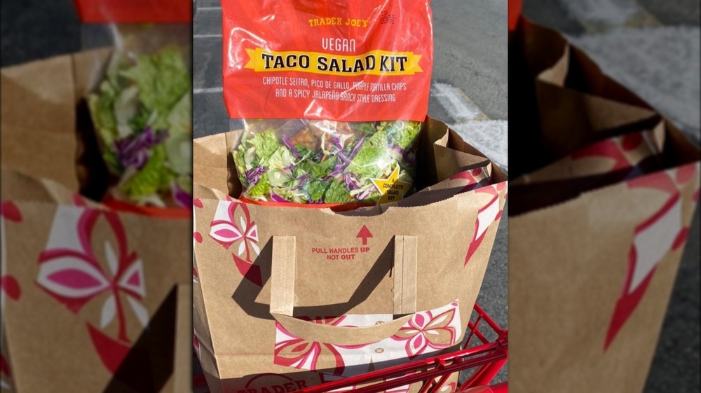 Trader Joe's Vegan Taco Salad Kit