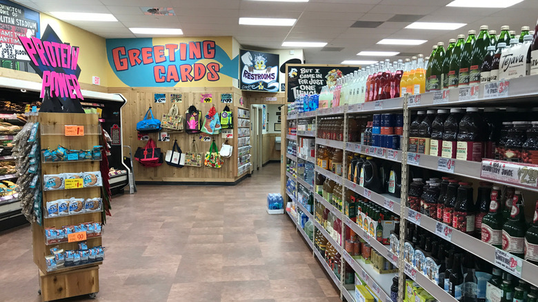 Trader Joe's beverage aisle