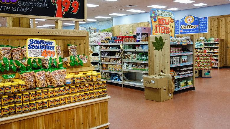 Trader Joe's store shelves