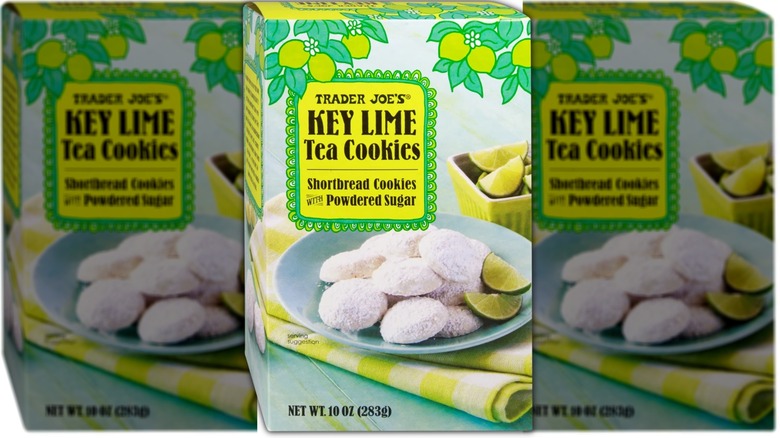 Box of key lime flavored cookies.