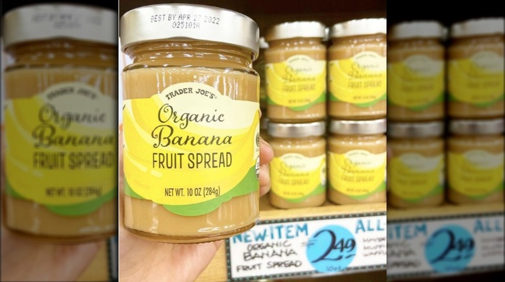 Trader Joe's banana fruit spread