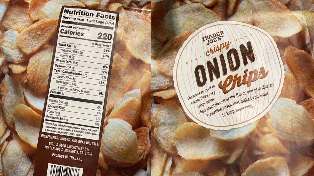 Trader Joe's crispy onion chips
