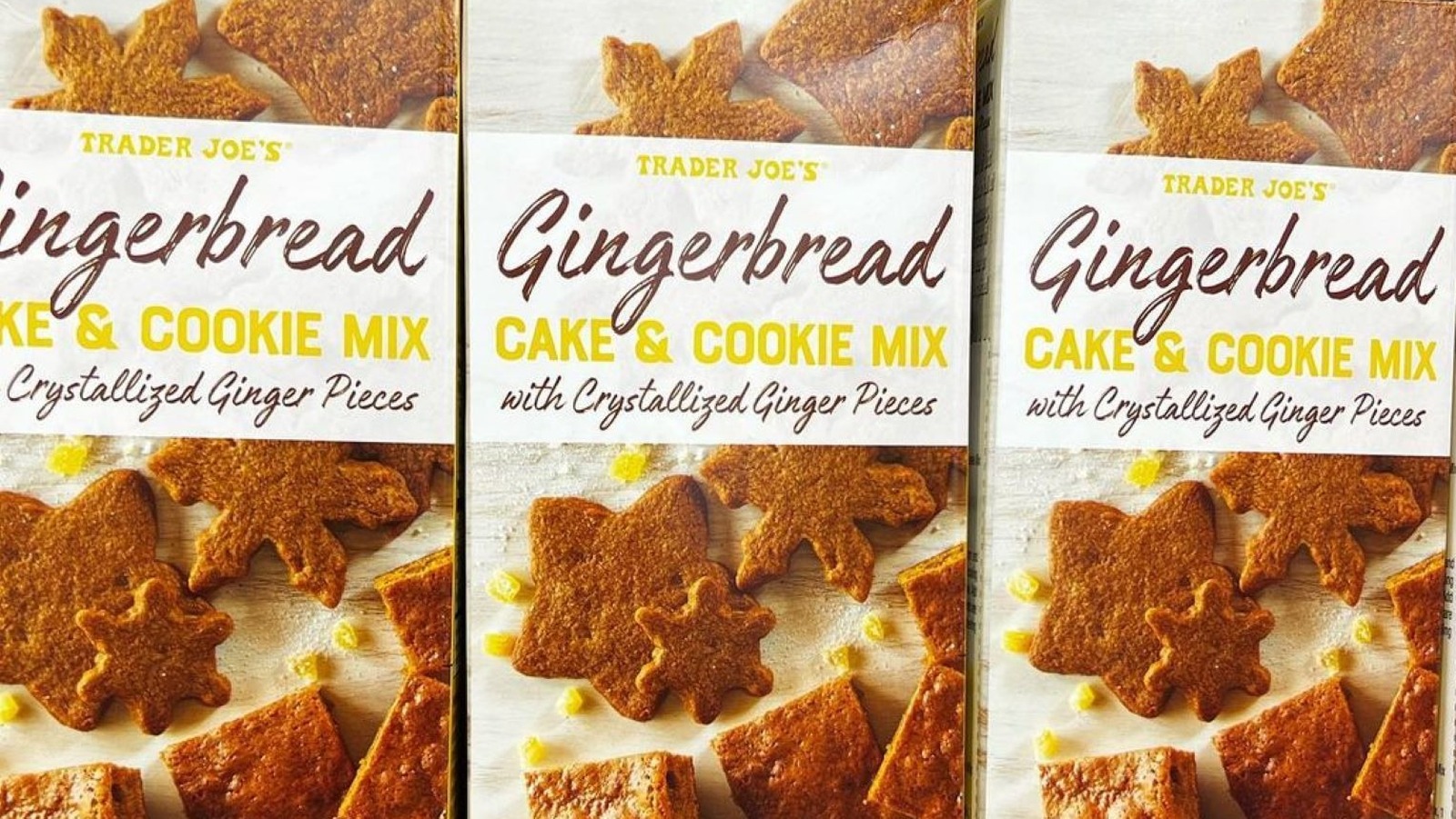 Trader Joe's New Gingerbread Cake & Cookie Mix Had Fans Freaking Out