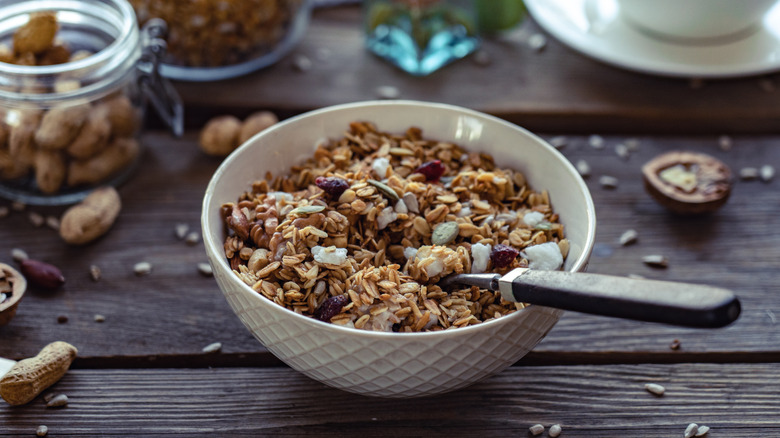 Bowl of granola