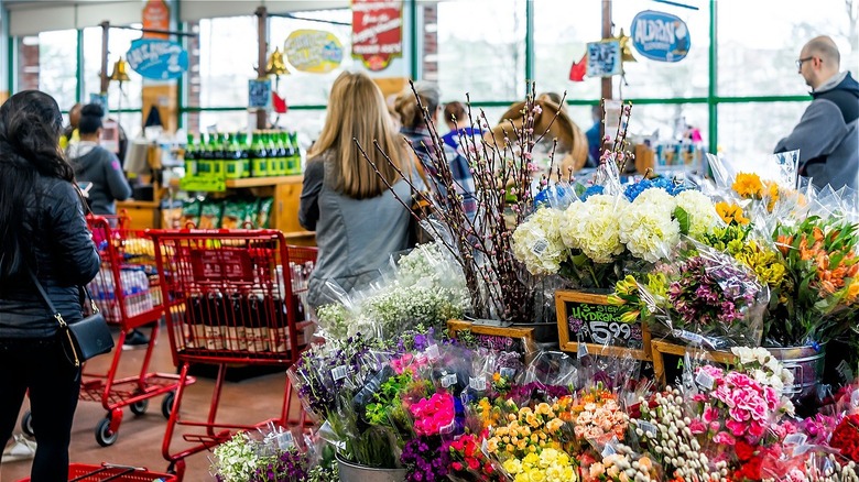 Checkout lane at Trader Joe's