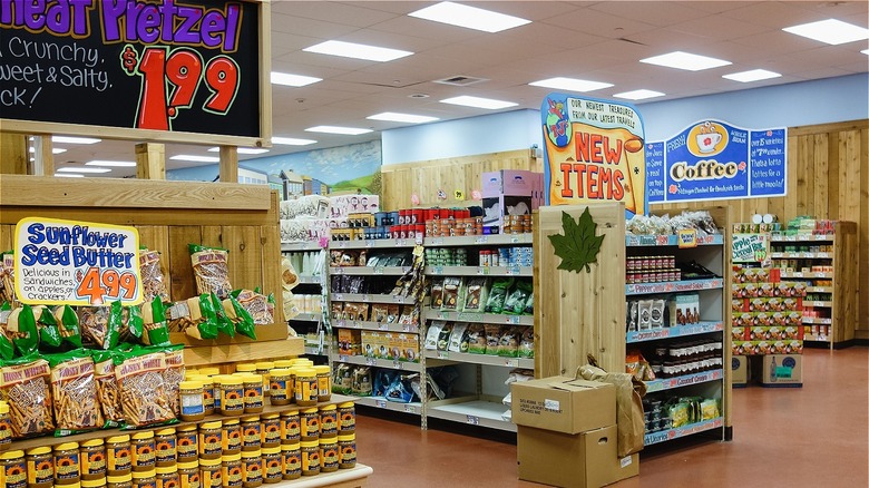 view inside Trader Joe's