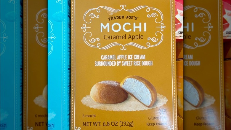 trader joe's caramel apple mochi