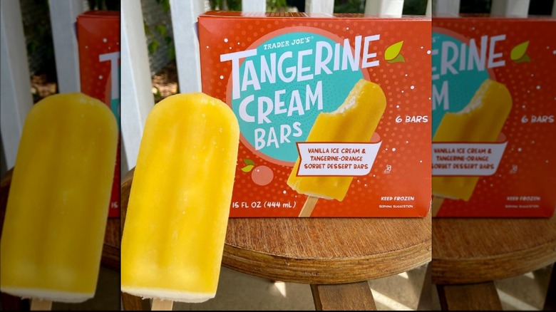Tangerine Cream Bars box and unwrapped bar