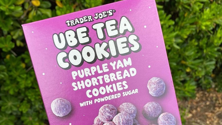 Trader Joe's Ube Tea Cookies