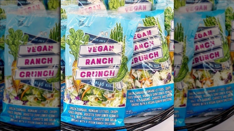 Bags of the new Trader Joe's Salad