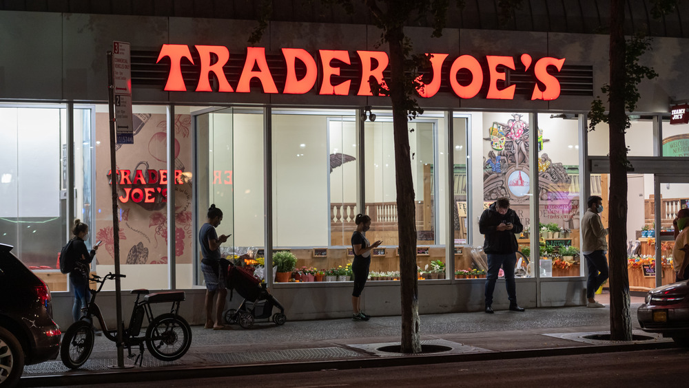 outside of a Trader Joe's store