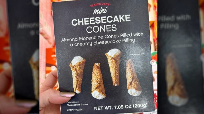Trader Joe's mini cheesecake cones
