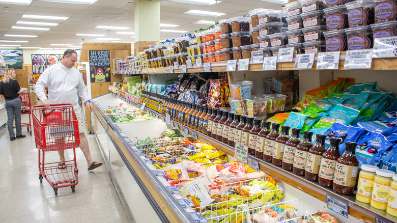 Person shopping at Trader Joe's