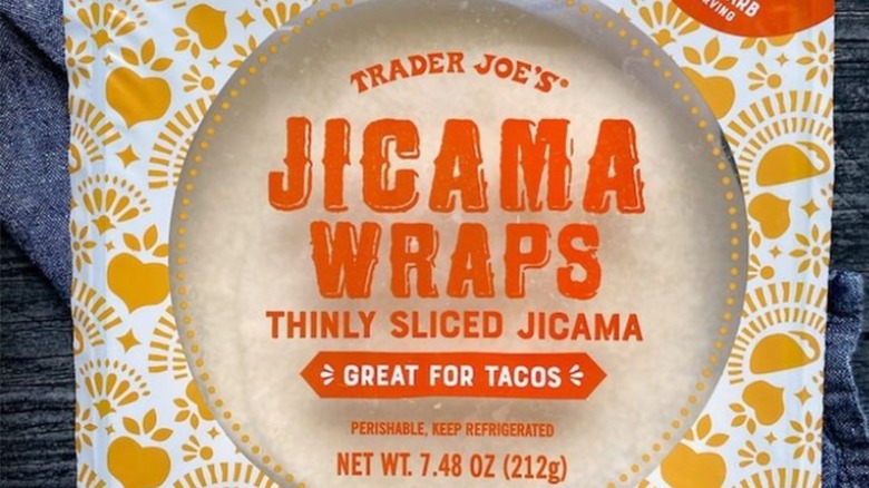 Trader Joe's jicama wrap package